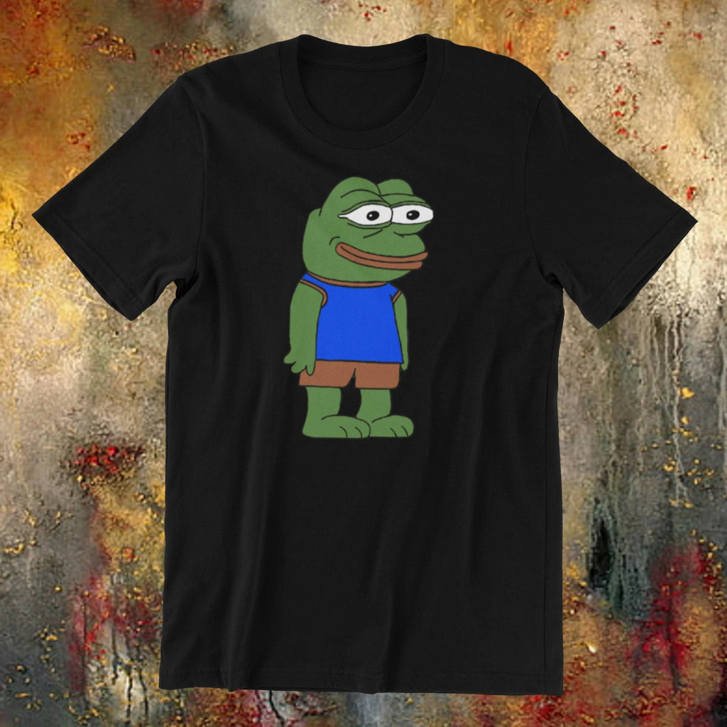Funny Frog Pepe Internet Meme Men's Unisex Printed - Adult & Kids T-Shirts, Sweatshirts & Hoodies apparel design preview 1