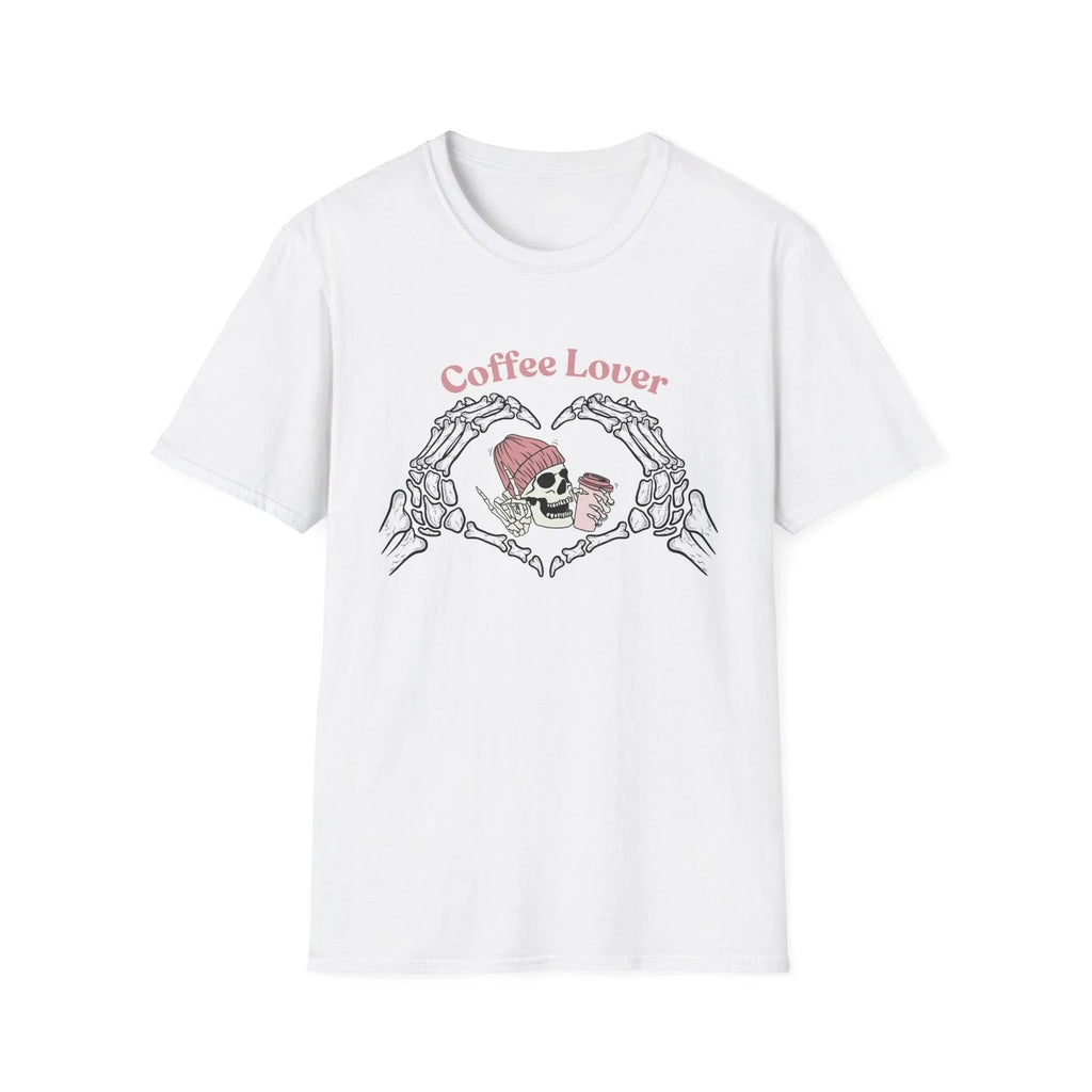 Gothic Coffee Lover Skeleton - Adult & Kids T-Shirts, Sweatshirts & Hoodies apparel design preview 1