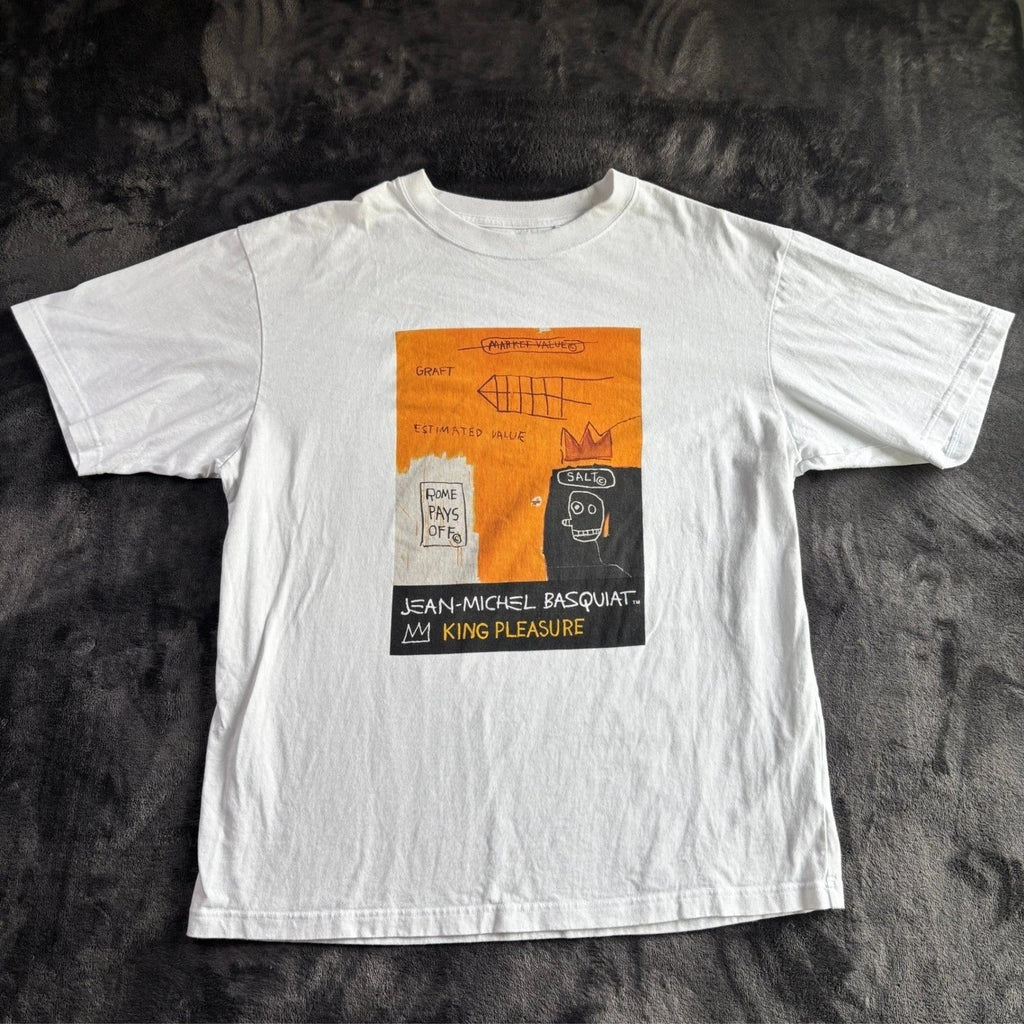 Unisex Jean-Michel Basquiat King Pleasure Graphic - Adult & Kids T-Shirts, Sweatshirts & Hoodies apparel design preview 1