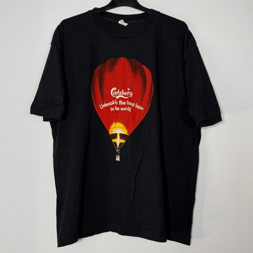 Vintage 90s Carlsberg Graphic Beer Promo World Cup - Adult & Kids T-Shirts, Sweatshirts & Hoodies apparel design preview 1
