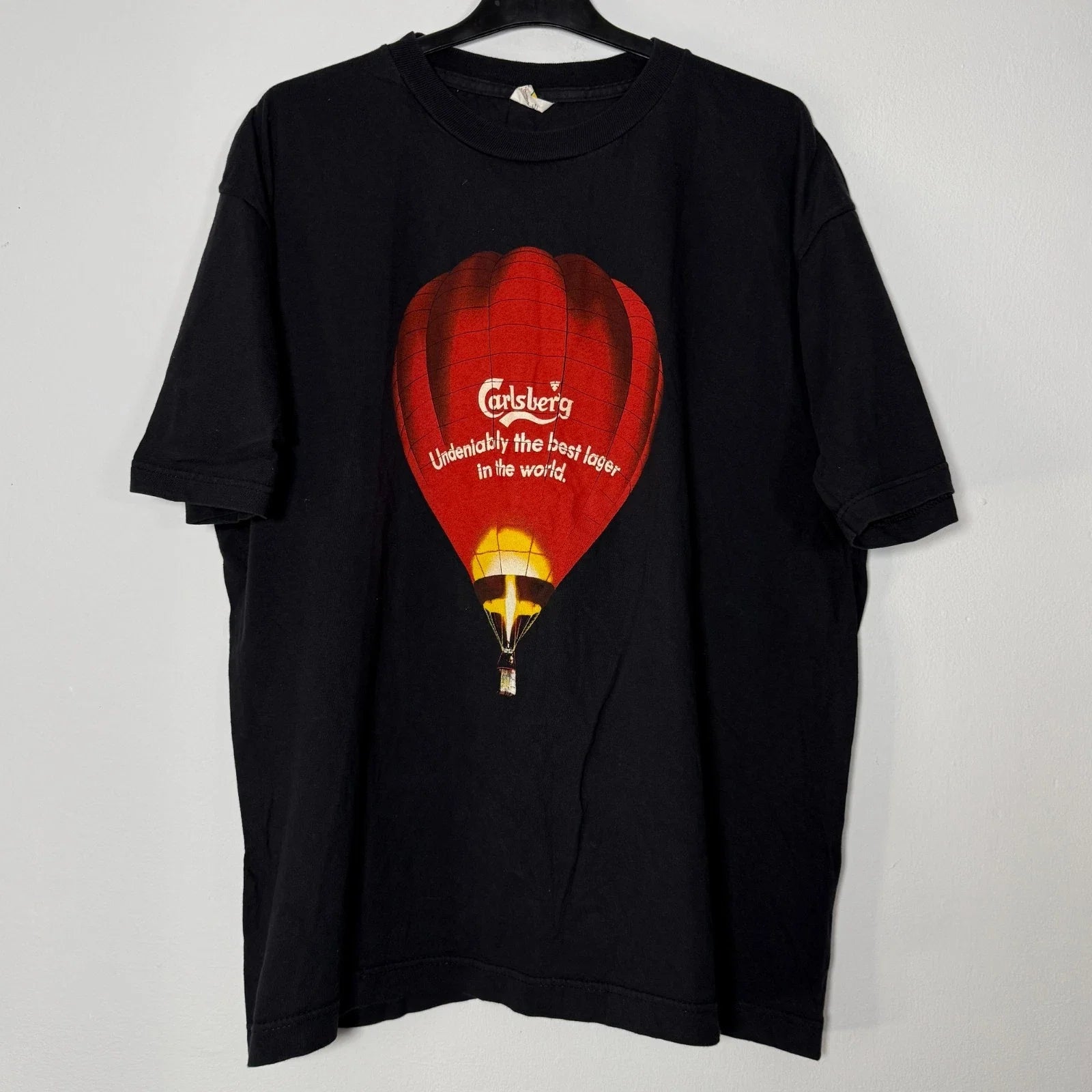 Vintage 90s Carlsberg Graphic Beer Promo World Cup - Adult & Kids T-Shirts, Sweatshirts & Hoodies apparel design preview 1