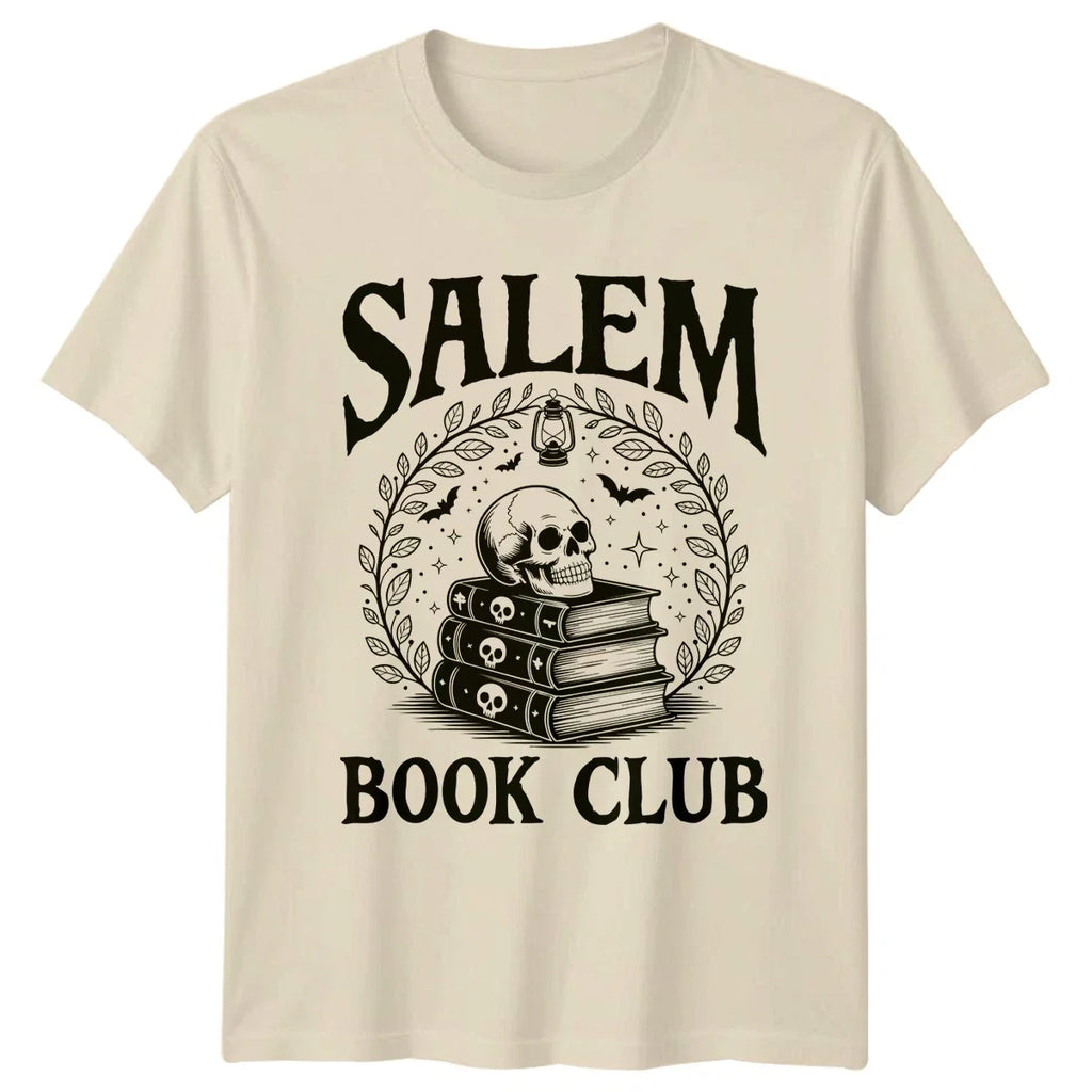 Salem Book Club Gothic Reading Graphic Mens Womens - Adult & Kids T-Shirts, Sweatshirts & Hoodies apparel design preview 1