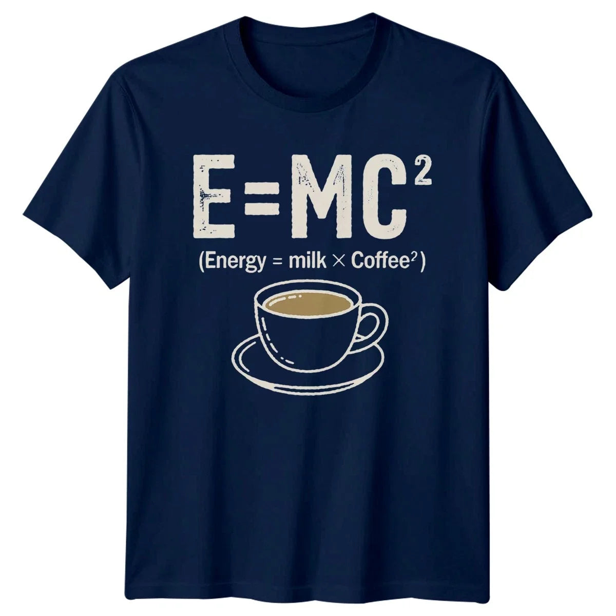 E Mc2 Energy Milk X Science Humor Coffee Birthday - Adult & Kids T-Shirts, Sweatshirts & Hoodies apparel design preview 1