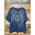 Sinister Brand Skull Graphic Men's X Large Blue - Adult & Kids T-Shirts, Sweatshirts & Hoodies apparel design preview 1