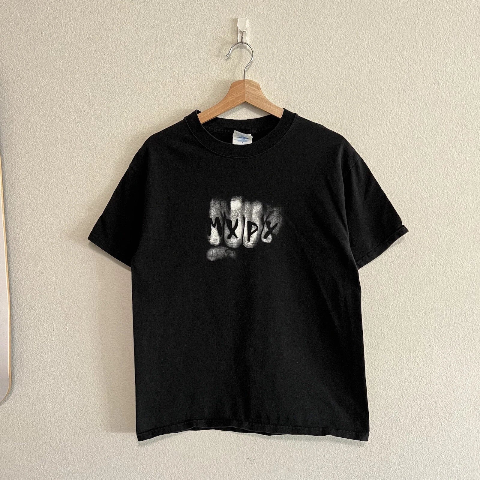 Vintage MXPX knuckles Y2K Punk Grunge Goth Black Mens - Adult & Kids T-Shirts, Sweatshirts & Hoodies apparel design preview 1