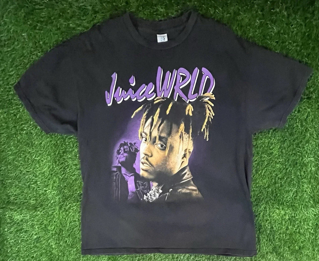 Teestyled Value Juice Wrld Black and Purple EMO - Adult & Kids T-Shirts, Sweatshirts & Hoodies apparel design preview 1