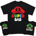 Personalised Super Dad Fathers Day Son Kids Baby - Adult & Kids T-Shirts, Sweatshirts & Hoodies apparel design preview 1