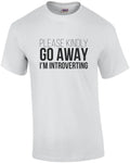Please kindly go away I'm introverting Nerd - Adult & Kids T-Shirts, Sweatshirts & Hoodies apparel design preview 1