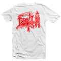 DEATH Classic Logo (Red on White) NEW! Relapse - Adult & Kids T-Shirts, Sweatshirts & Hoodies apparel design preview 1