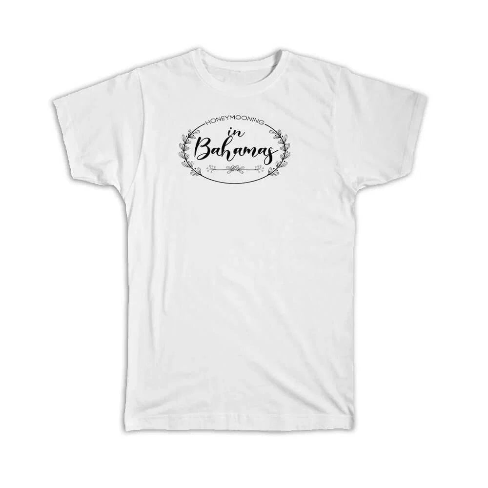 Gift Honeymooning in Bahamas Boho Wedding Trip - Adult & Kids T-Shirts, Sweatshirts & Hoodies apparel design preview 1