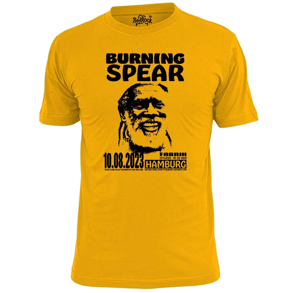 Mens Burning Spear Hamburg Gig Poster Reggae Weed - Adult & Kids T-Shirts, Sweatshirts & Hoodies apparel design preview 1