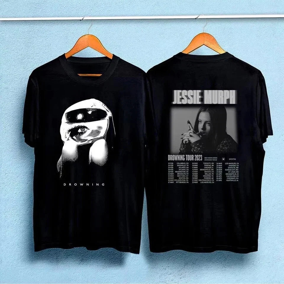 Jessie Murph Music Tour Black Cotton Full Size S-5XL - Adult & Kids T-Shirts, Sweatshirts & Hoodies apparel design preview 1