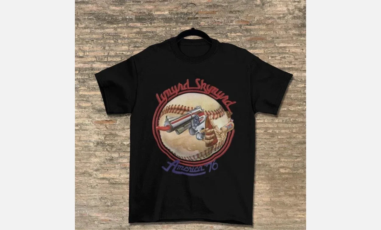 NEW! Lynyrd Skynyrd America' 76 Tour Unisex Cotton - Adult & Kids T-Shirts, Sweatshirts & Hoodies apparel design preview 1