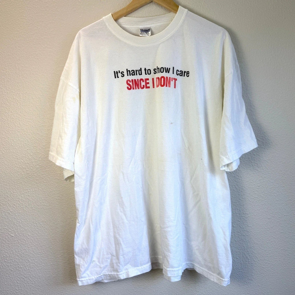 Y2K Humor Graphic Mens XXL White Sarcastic Slogan - Adult & Kids T-Shirts, Sweatshirts & Hoodies apparel design preview 1