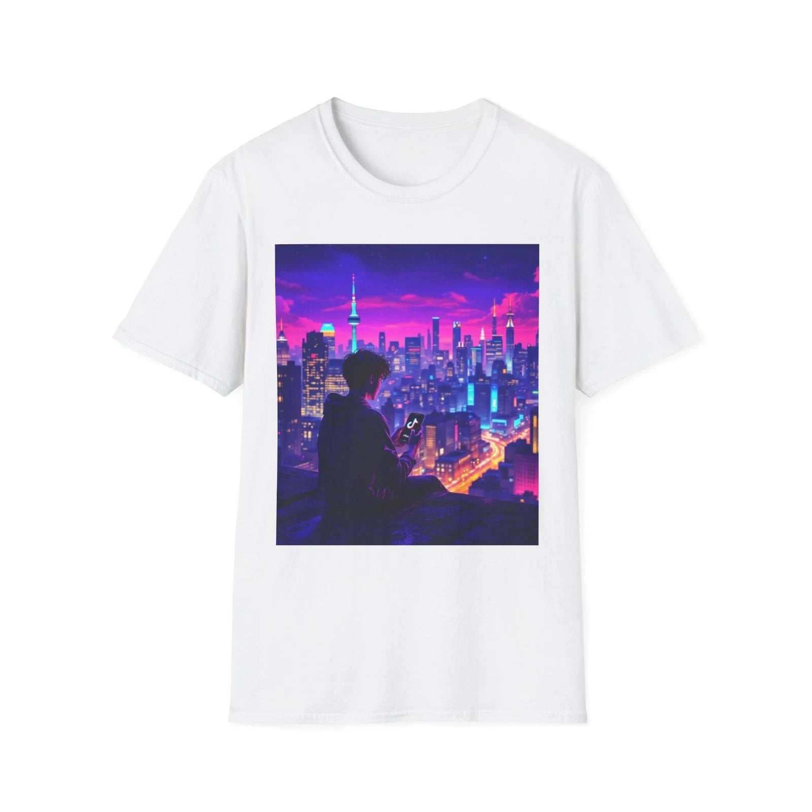 Daydreaming of TikTok Unisex Softstyle - Adult & Kids T-Shirts, Sweatshirts & Hoodies apparel design preview 1