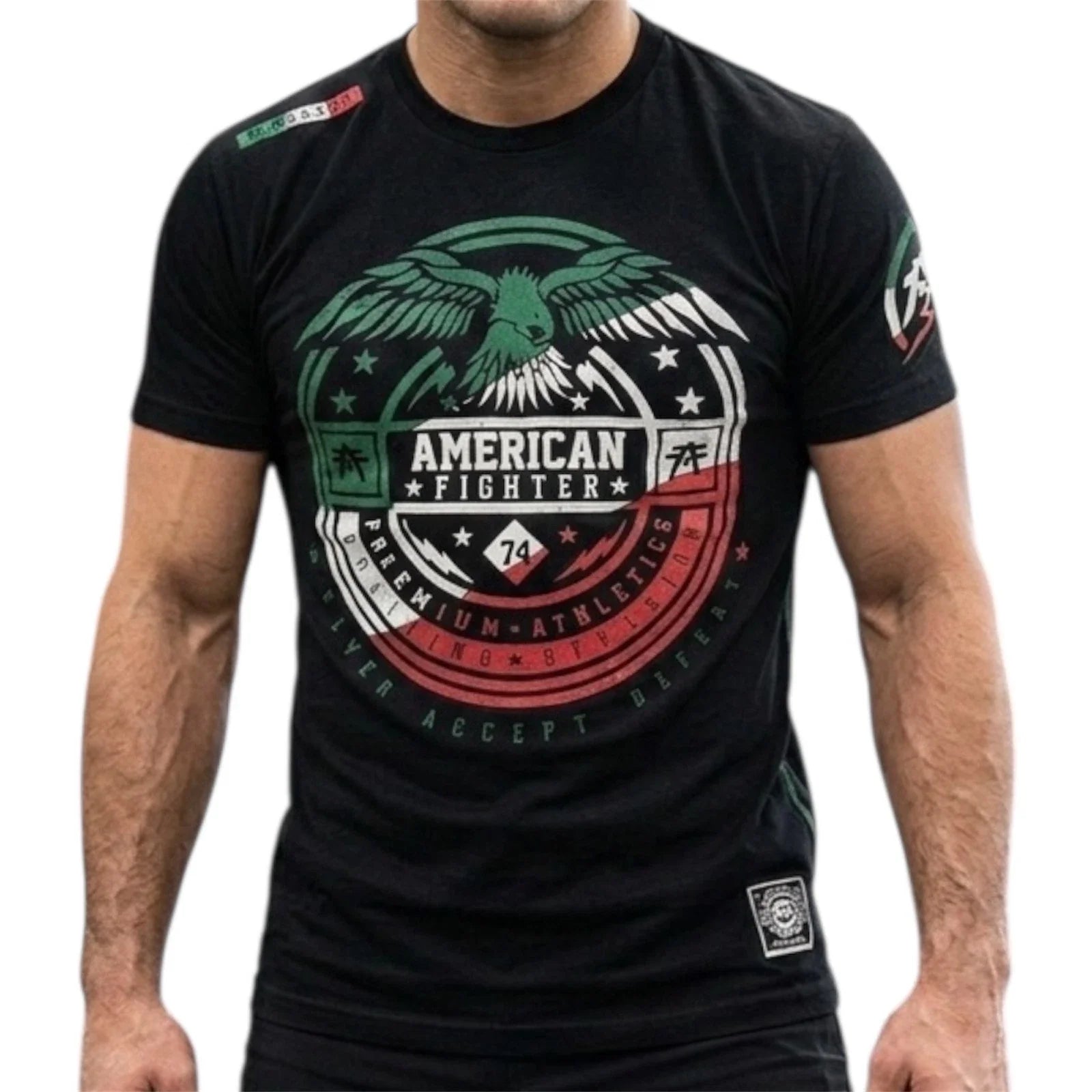 AMERICAN FIGHTER Black Red Green Mexico GRAND CANYON - Adult & Kids T-Shirts, Sweatshirts & Hoodies apparel design preview 1