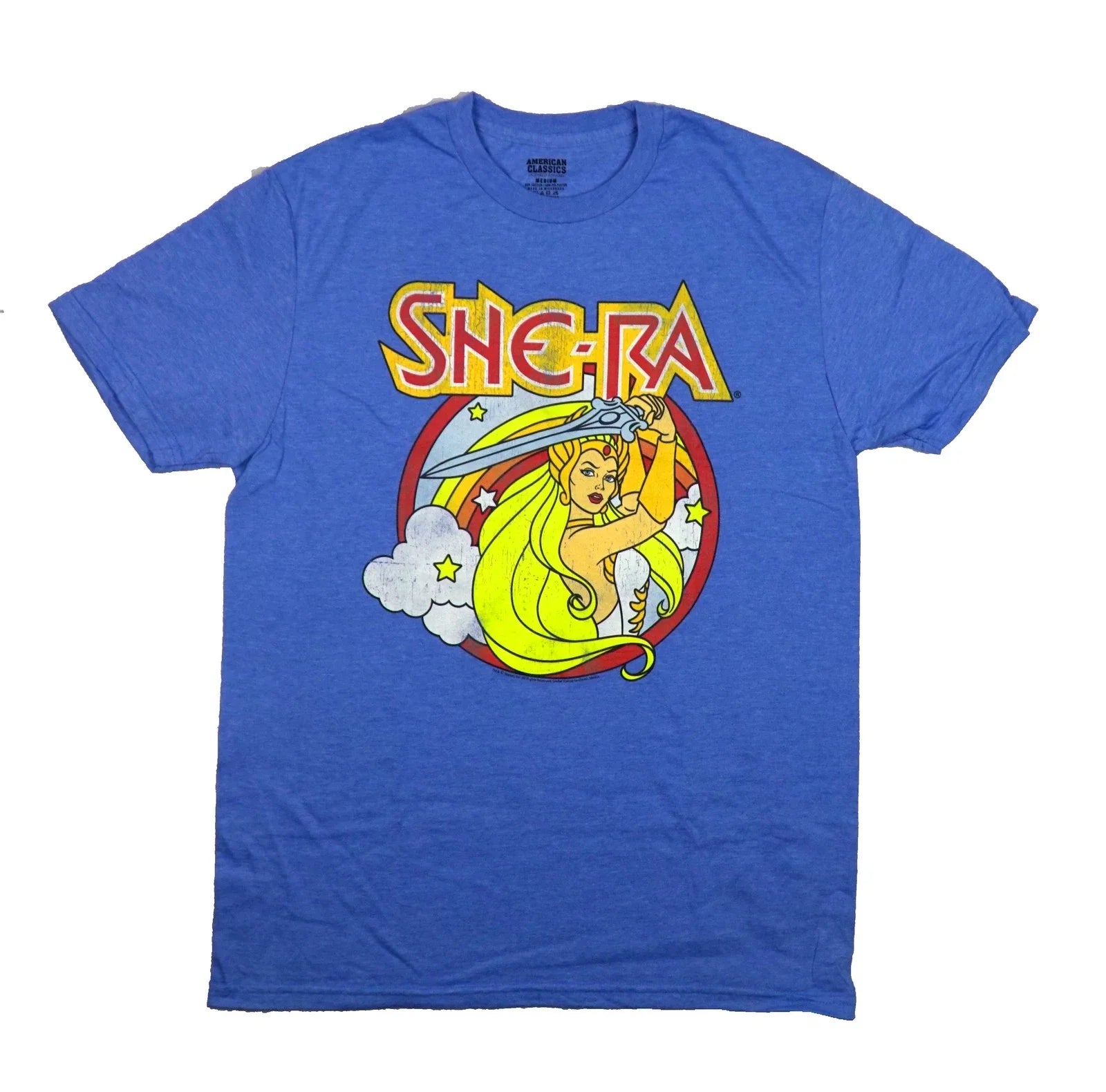 She-Ra Adult New Distressed Sword Swinging Circle - Adult & Kids T-Shirts, Sweatshirts & Hoodies apparel design preview 1