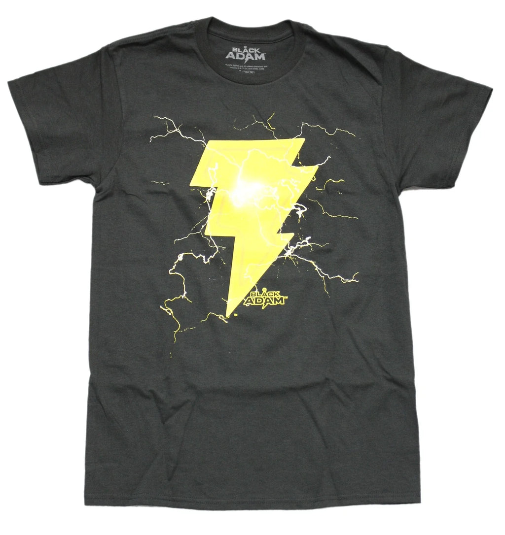 Black Adam New Electrified Bolt Logo Image - Adult & Kids T-Shirts, Sweatshirts & Hoodies apparel design preview 1