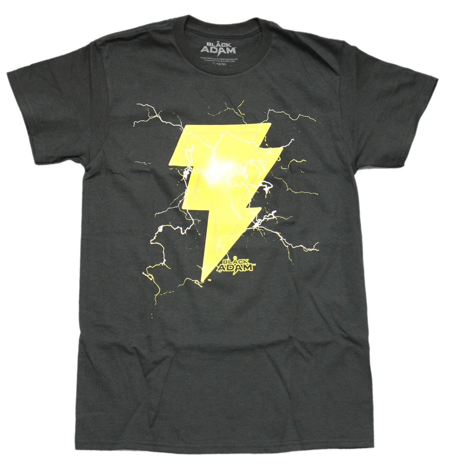 Black Adam New Electrified Bolt Logo Image - Adult & Kids T-Shirts, Sweatshirts & Hoodies apparel design preview 1