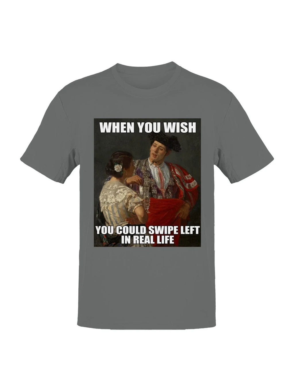 Wish You Could Swipe Left Meme Men's - Adult & Kids T-Shirts, Sweatshirts & Hoodies apparel design preview 1