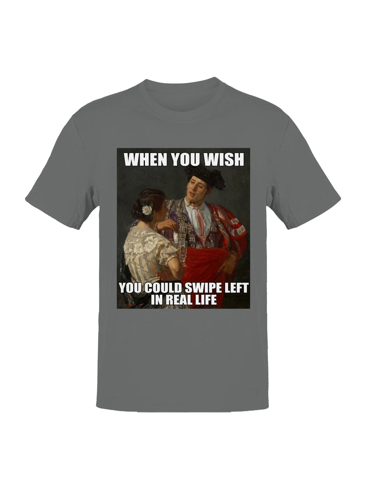 Wish You Could Swipe Left Meme Men's - Adult & Kids T-Shirts, Sweatshirts & Hoodies apparel design preview 1