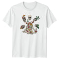 Floral Skeleton In Meditation Yoga Botanical Goth - Adult & Kids T-Shirts, Sweatshirts & Hoodies apparel design preview 1