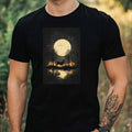 Mens Deer In The Moonlight Motif Cotton Size XS to - Adult & Kids T-Shirts, Sweatshirts & Hoodies apparel design preview 1