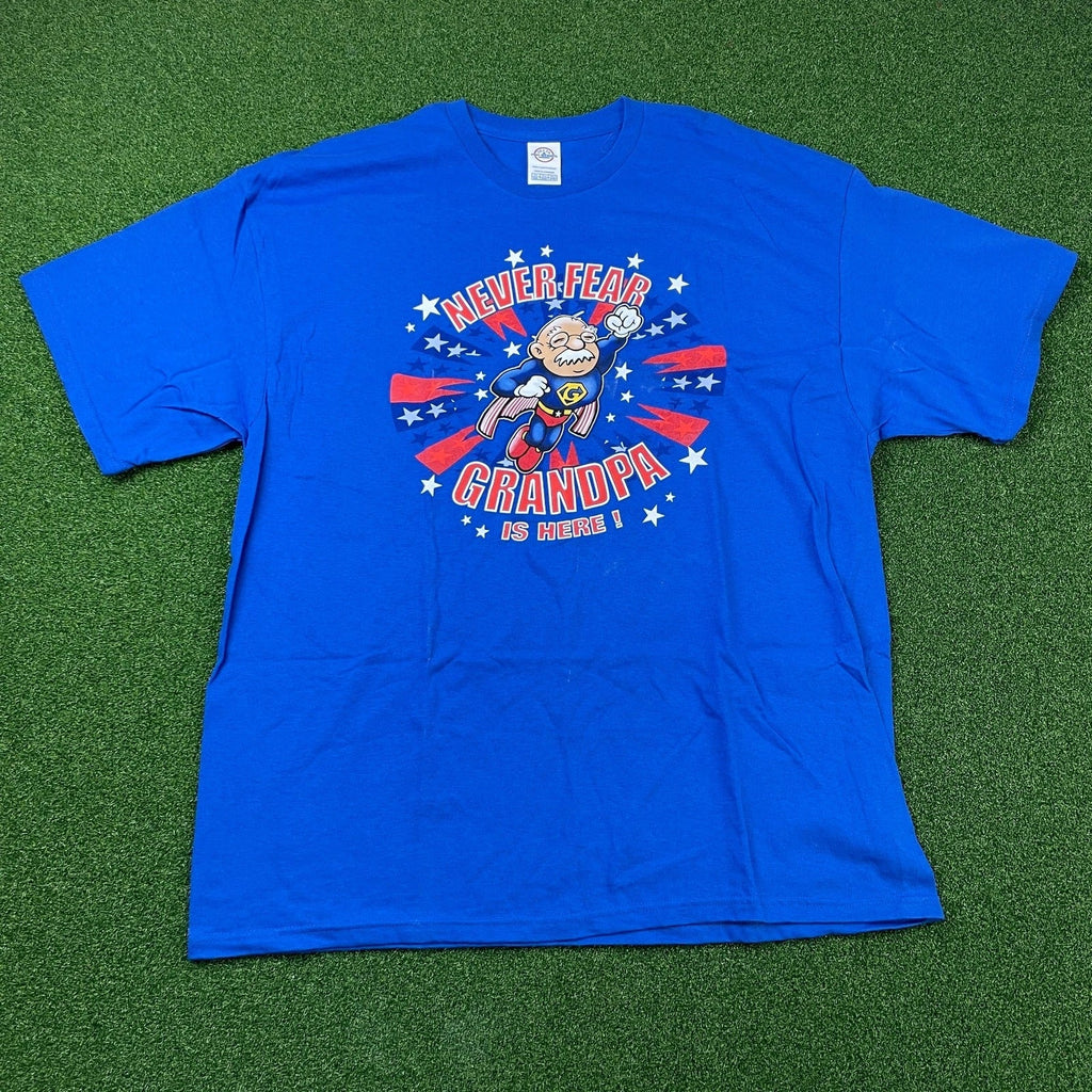Vintage Y2K Never Fear Grandpa Is Here Delta Pro - Adult & Kids T-Shirts, Sweatshirts & Hoodies apparel design preview 1