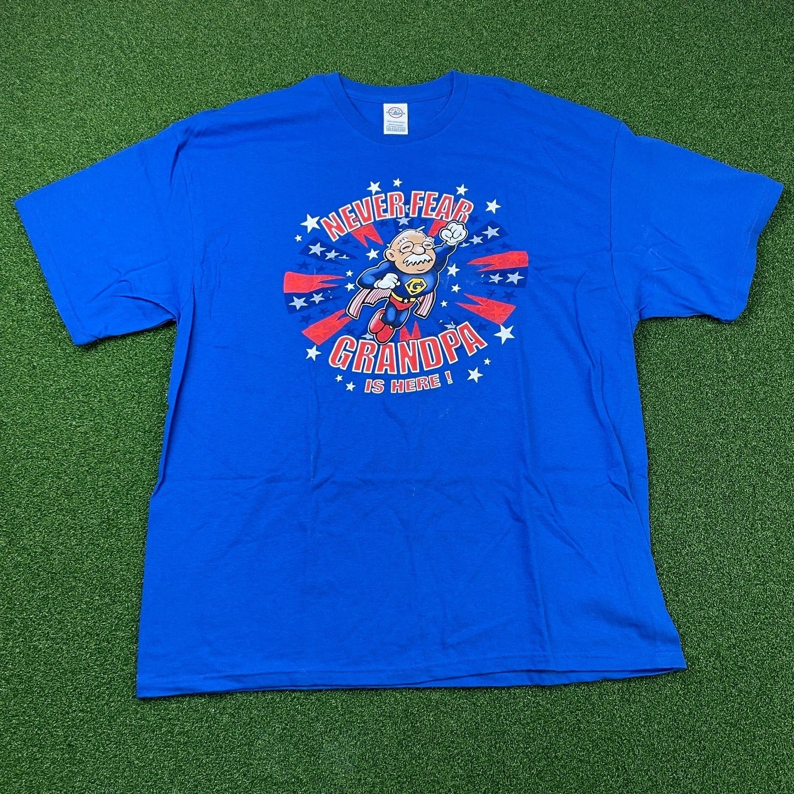 Vintage Y2K Never Fear Grandpa Is Here Delta Pro - Adult & Kids T-Shirts, Sweatshirts & Hoodies apparel design preview 1