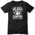 Just Another Wine Drinker With A Camping Problem Mens - Adult & Kids T-Shirts, Sweatshirts & Hoodies apparel design preview 1