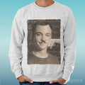 Felpa Man Light Sweater Grey Sheldon Cooper Moustache - Adult & Kids T-Shirts, Sweatshirts & Hoodies apparel design preview 1