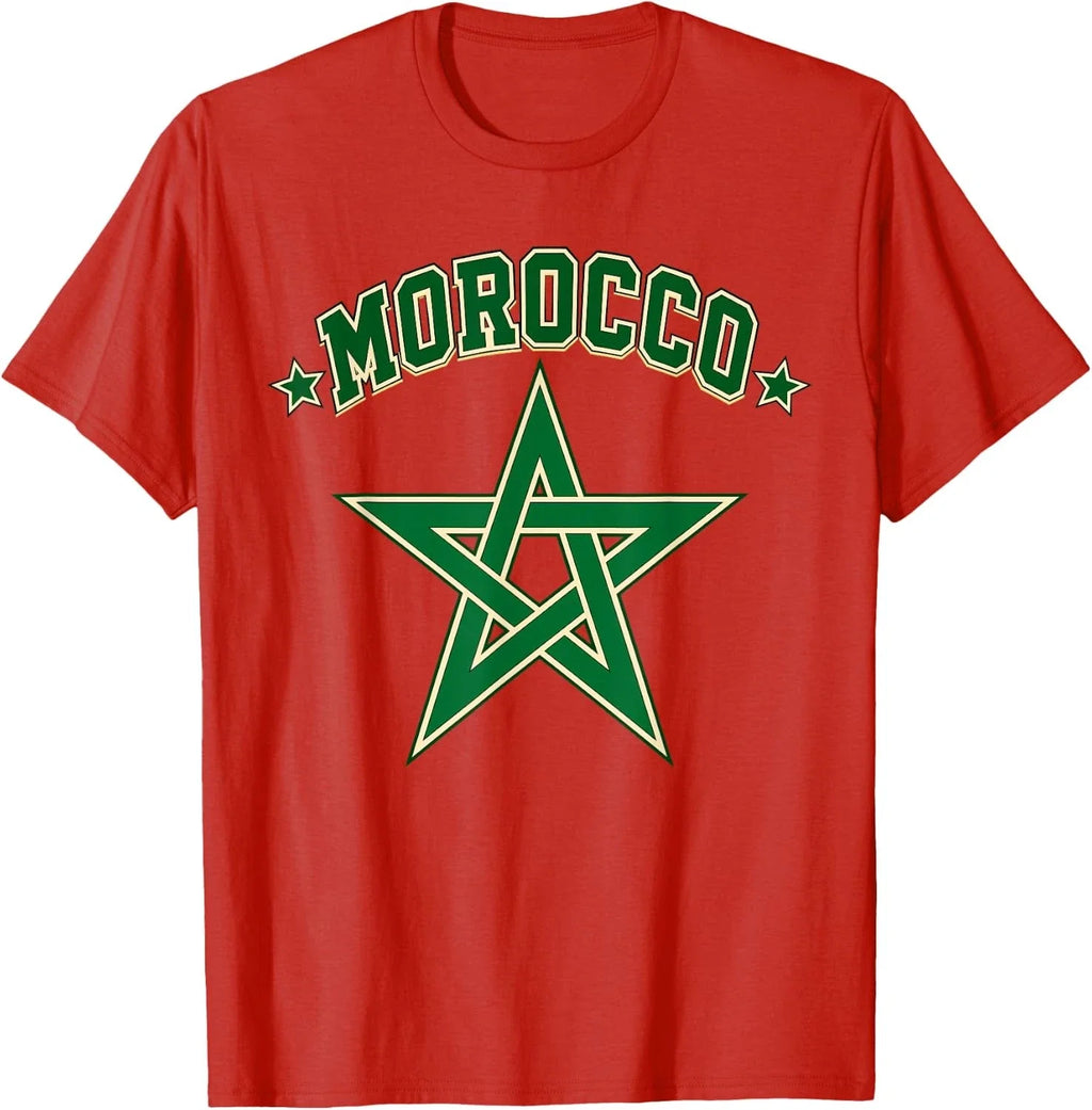 Morocco Flag Patriotic Moroccan - Adult & Kids T-Shirts, Sweatshirts & Hoodies apparel design preview 1