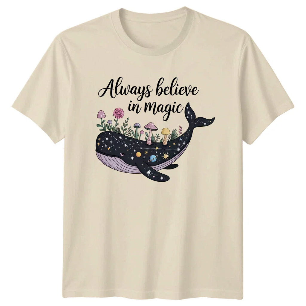 Always Believe In Magic Celestial Whale Boho - Adult & Kids T-Shirts, Sweatshirts & Hoodies apparel design preview 1