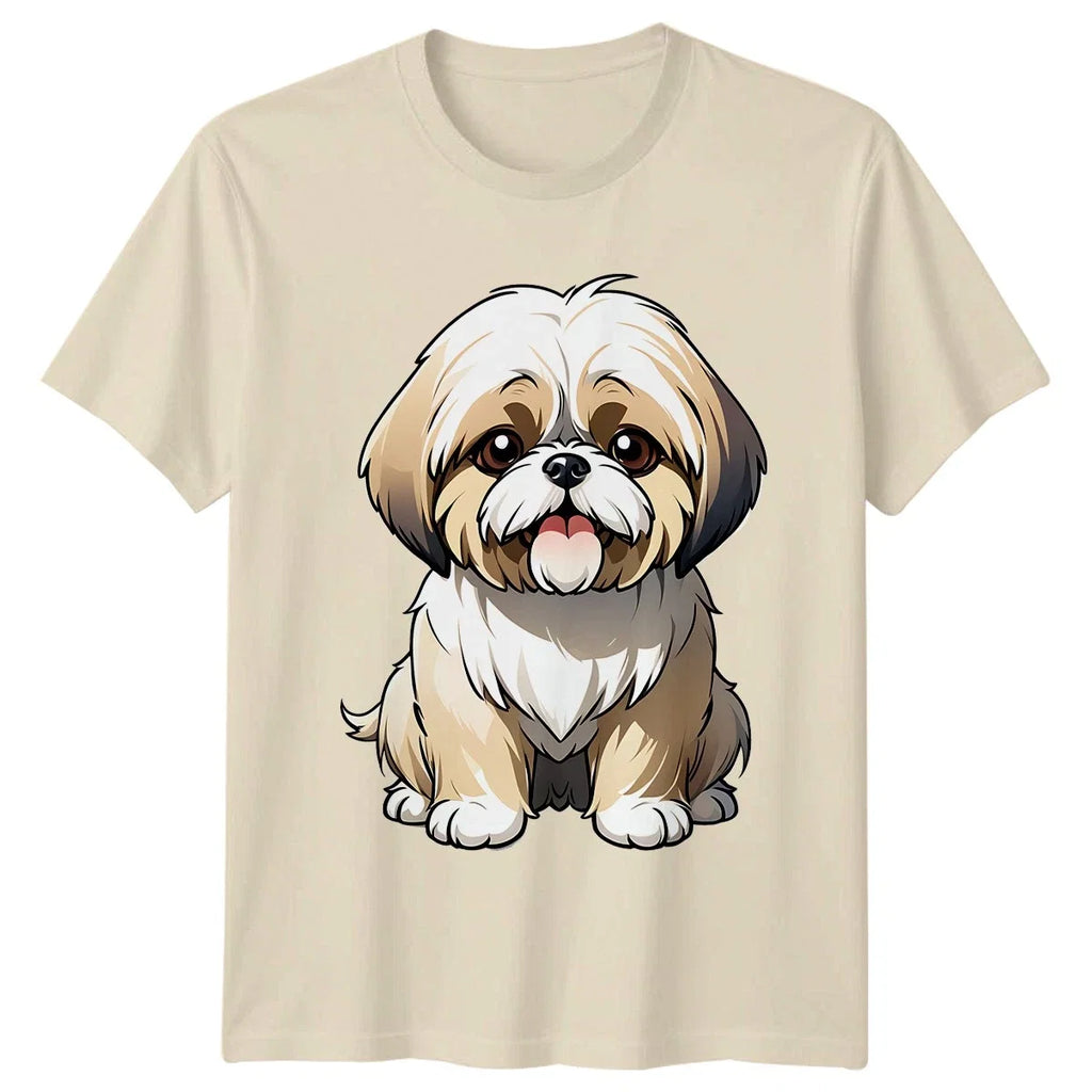 Cute Shih Tzu Dog Dogs Birthday Gift For Him And Her - Adult & Kids T-Shirts, Sweatshirts & Hoodies apparel design preview 1