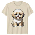 Cute Shih Tzu Dog Dogs Birthday Gift For Him And Her - Adult & Kids T-Shirts, Sweatshirts & Hoodies apparel design preview 1