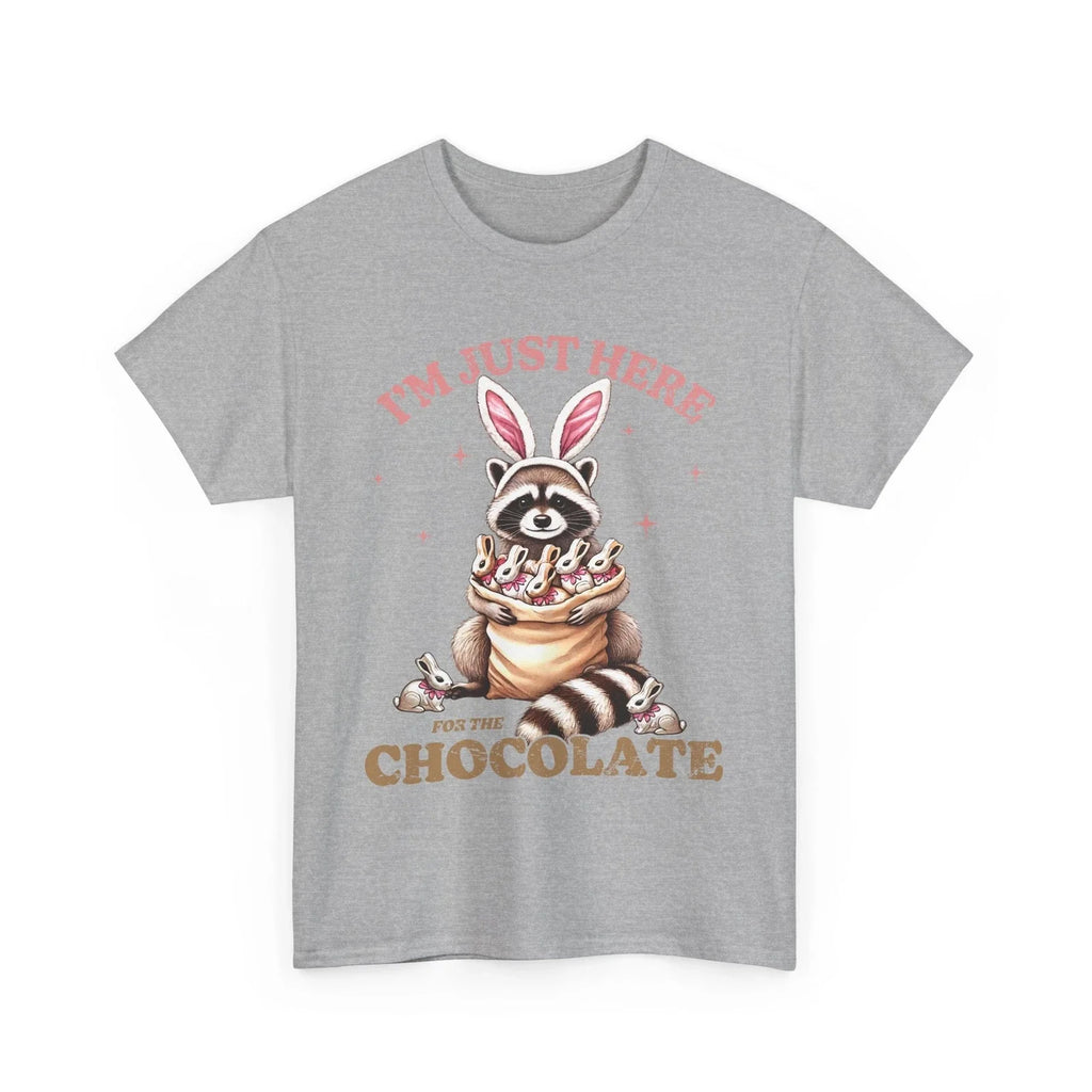 I'm Just Here For The Chocolate Hilarious Quote - Adult & Kids T-Shirts, Sweatshirts & Hoodies apparel design preview 1