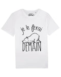 Men's Short Sleeve White, I Will Do It Tomorrow - Adult & Kids T-Shirts, Sweatshirts & Hoodies apparel design preview 1
