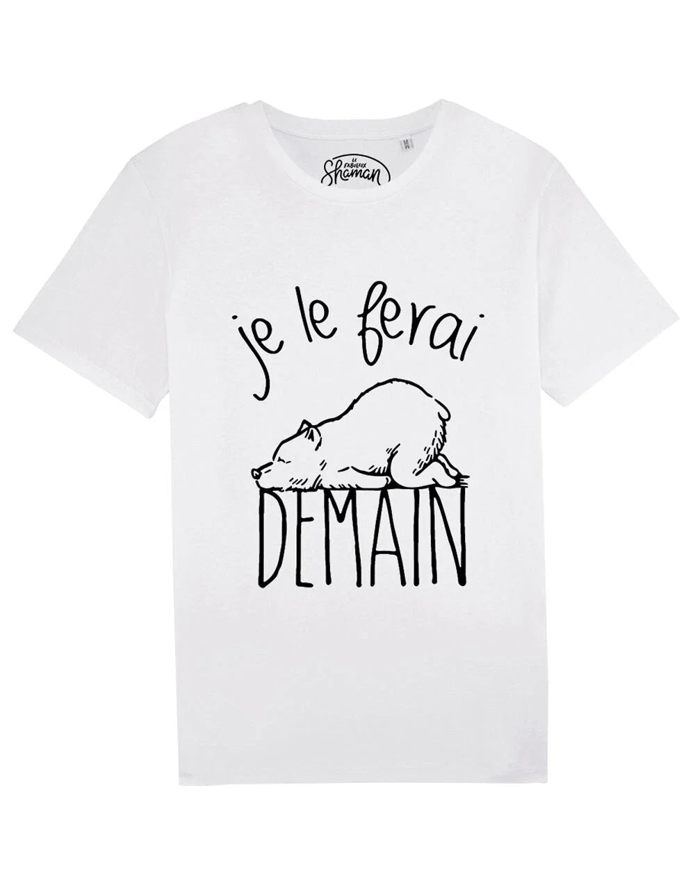 Men's Short Sleeve White, I Will Do It Tomorrow - Adult & Kids T-Shirts, Sweatshirts & Hoodies apparel design preview 1