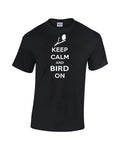 Keep Calm And Bird On Funny Punny Lover Gift Premium - Adult & Kids T-Shirts, Sweatshirts & Hoodies apparel design preview 1