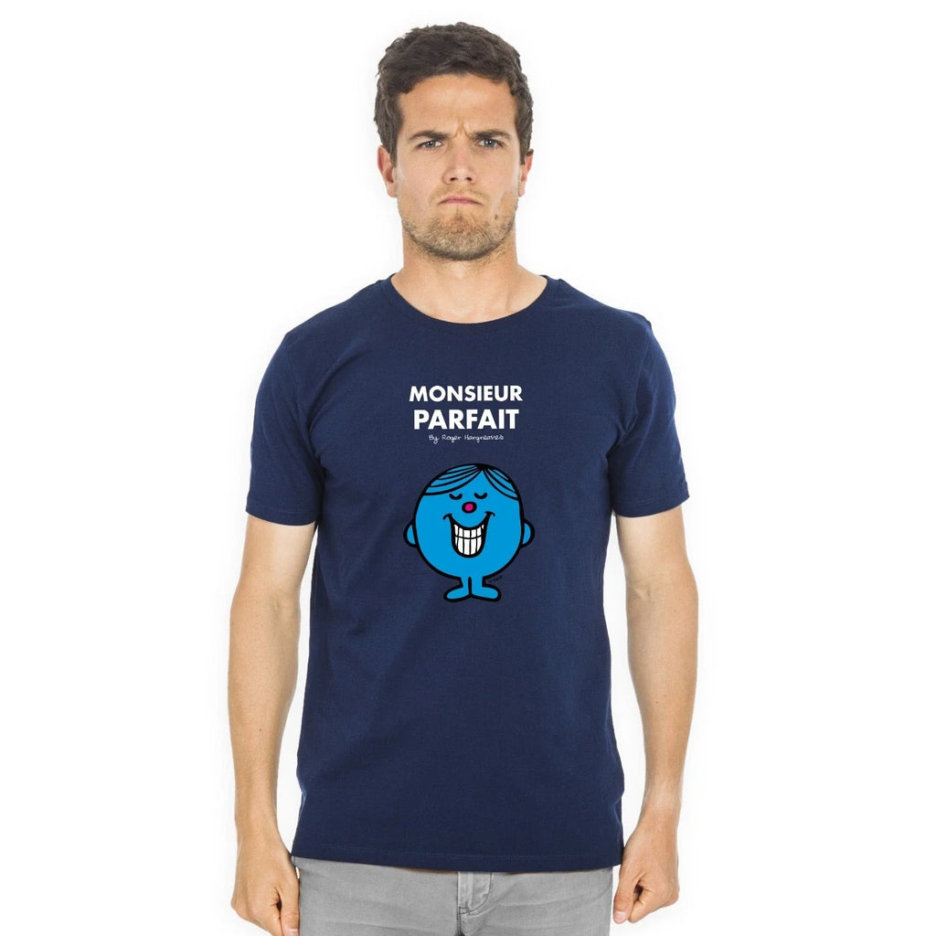 Men's Short Sleeve Monsieur Parfait Navy Blue - Adult & Kids T-Shirts, Sweatshirts & Hoodies apparel design preview 1