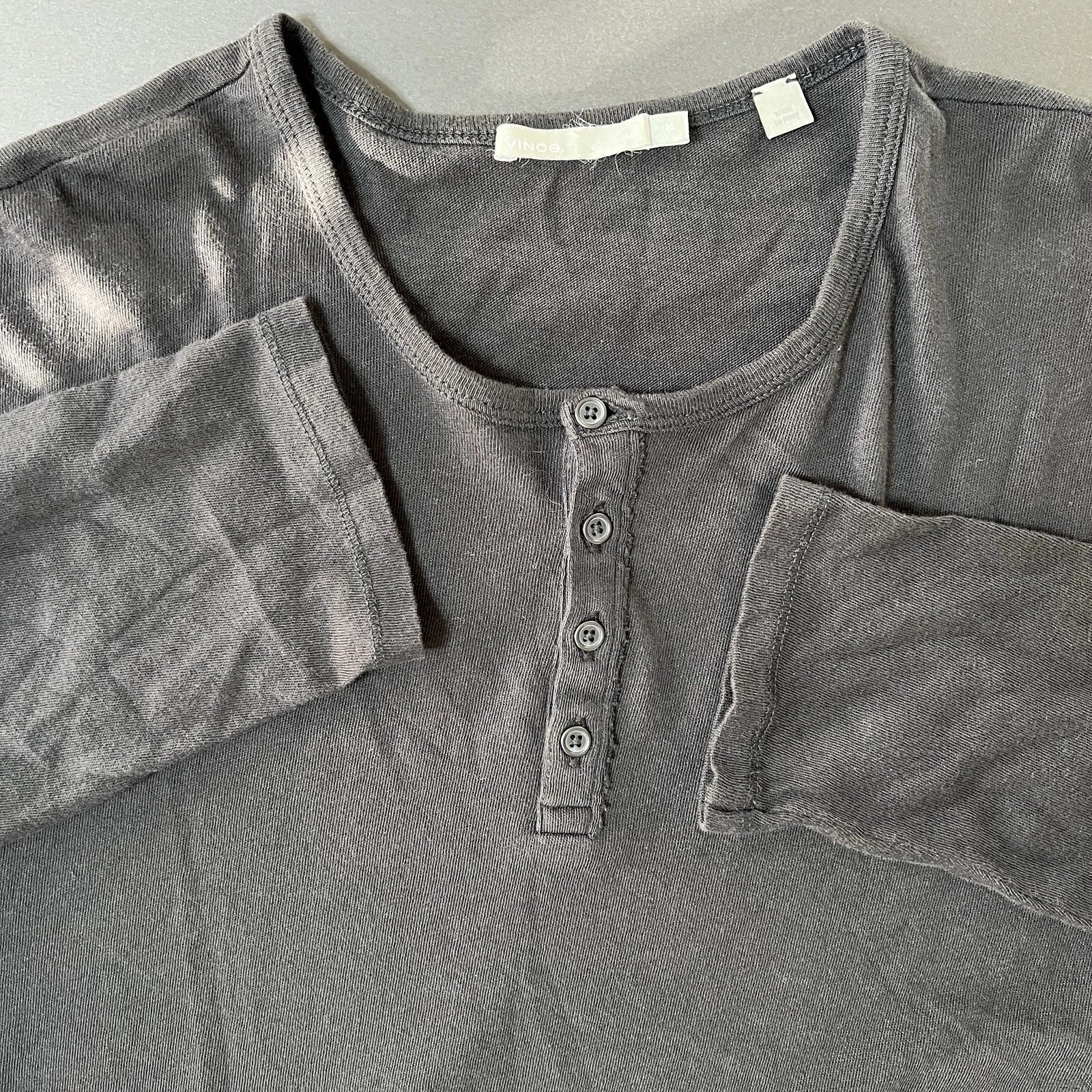 Vince Henley Men's XL Black Designer Minimalist - Adult & Kids T-Shirts, Sweatshirts & Hoodies apparel design preview 1