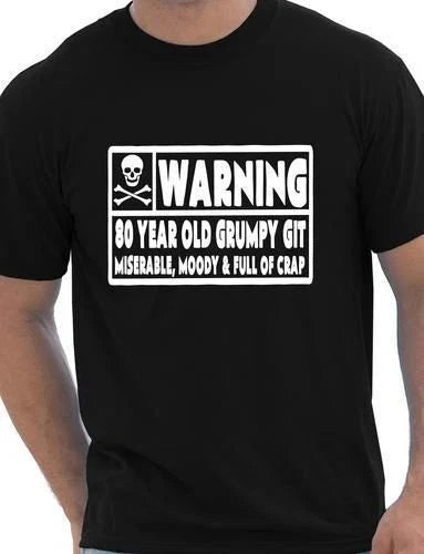 80 Year Old Git Mens Funny 80th Birthday Gift Fathers - Adult & Kids T-Shirts, Sweatshirts & Hoodies apparel design preview 1