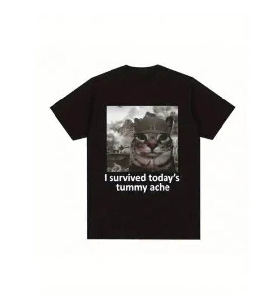 Funny Cat Meme Cotton Streetwear - Adult & Kids T-Shirts, Sweatshirts & Hoodies apparel design preview 1