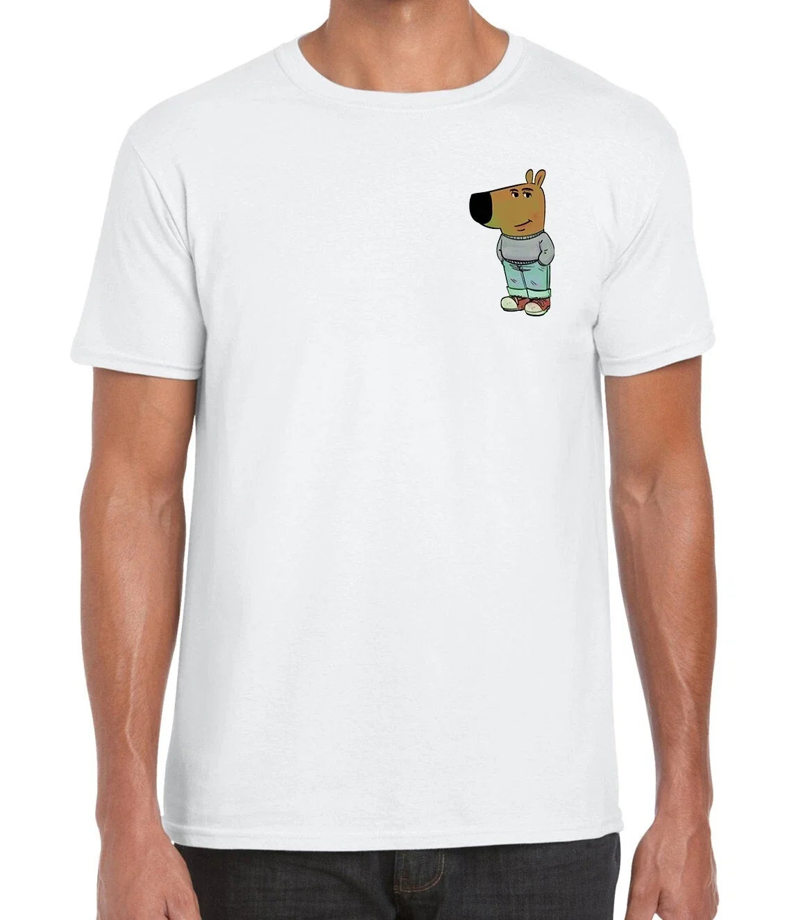 Chill Guy Funny Dog Meme Mini Logo Printed Cotton - Adult & Kids T-Shirts, Sweatshirts & Hoodies apparel design preview 1