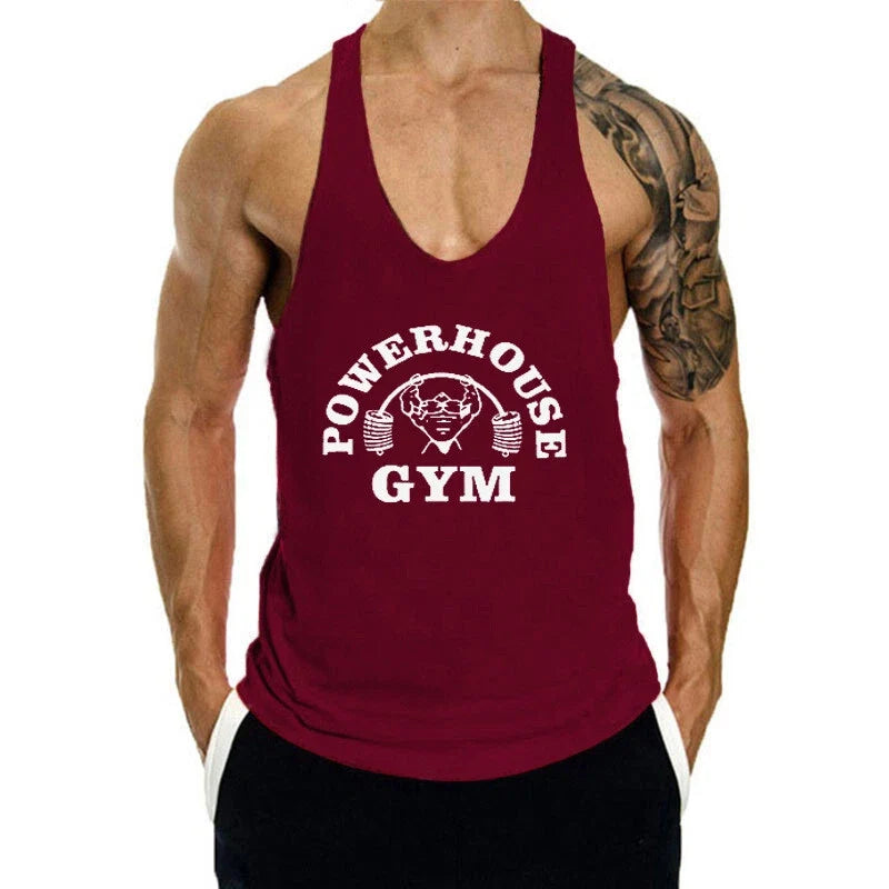 Men's Gym Stringer Bodybuilding Tank Tops Workout - Adult & Kids T-Shirts, Sweatshirts & Hoodies apparel design preview 1