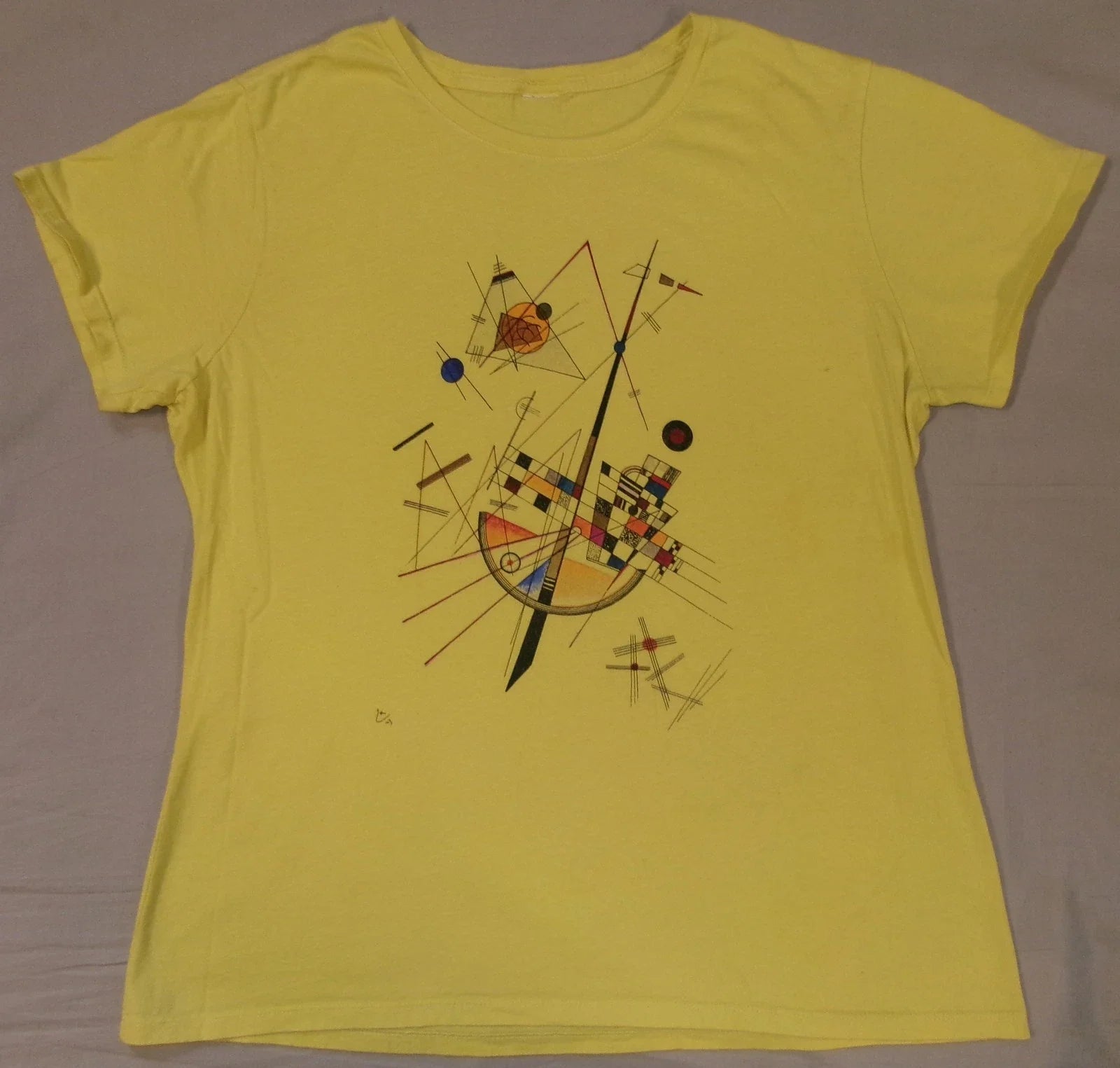 WASSILY KANDINSKY ART SzS DELICATE TERSION 1923 ZARTE - Adult & Kids T-Shirts, Sweatshirts & Hoodies apparel design preview 1