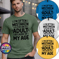 Often Mistaken For An Funny Slogan Unisex S-2XL Gift - Adult & Kids T-Shirts, Sweatshirts & Hoodies apparel design preview 1