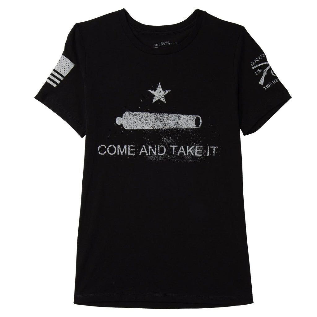 Grunt Style Women's Come And Take It Black - Adult & Kids T-Shirts, Sweatshirts & Hoodies apparel design preview 1