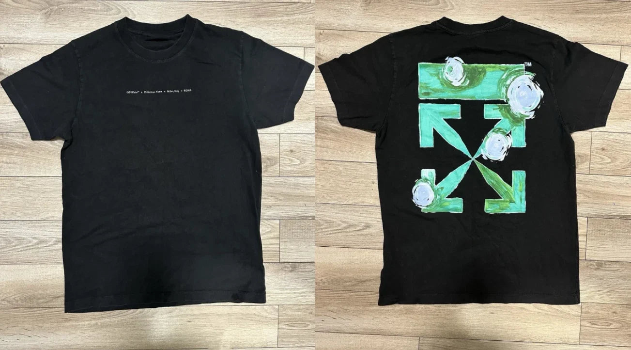 Off-White Black Tornado Arrows Reprint Virgil Abloh - Adult & Kids T-Shirts, Sweatshirts & Hoodies apparel design preview 1