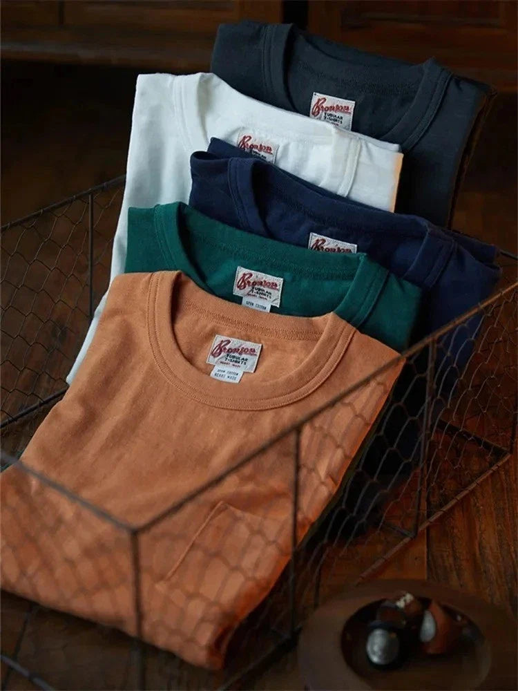 Bronson Loopwheel Pocket 220g Slub Cotton Mens - Adult & Kids T-Shirts, Sweatshirts & Hoodies apparel design preview 1